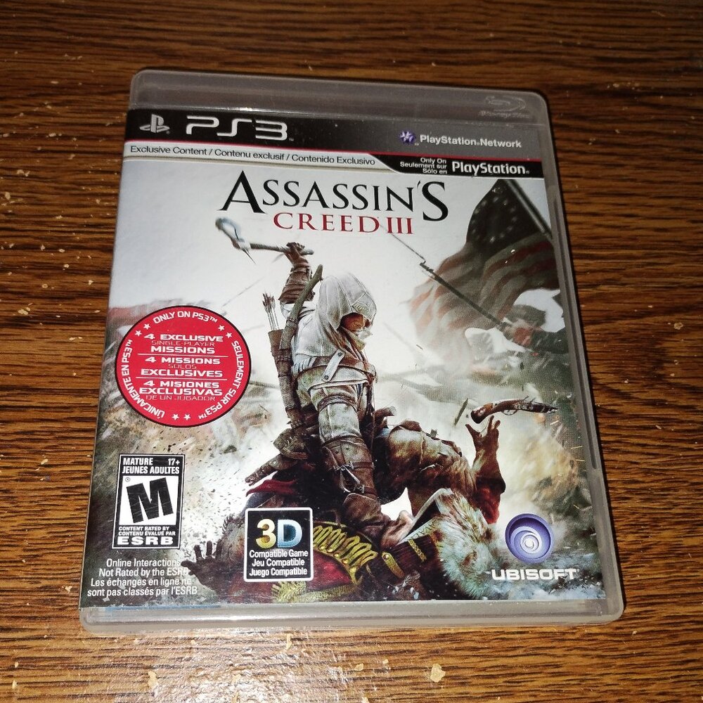 Assassin's Creed II (Sony PlayStation 3, PS3, 2012) Complete in case with manual